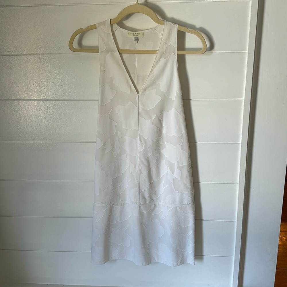 rag & bone broderie anglaise white dress